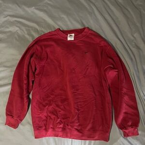 Vintage Nike maroon embroidered pullover crewneck sweatshirt